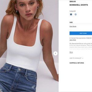 GOOD AMERICAN - BOMBSHELL SHORTS SIZE 2 - NWT